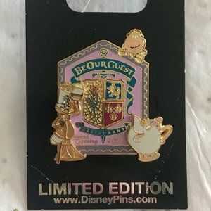 Disney Pin New Fantasyland - Grand Opening - Be Our Guest Restaurant